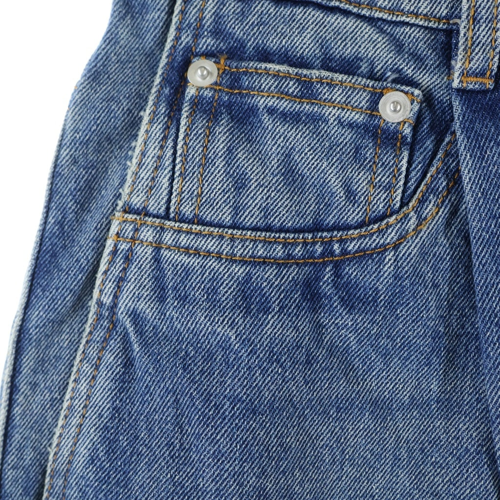 HED MAYNER(ヘドメイナー) 24SS DENIM PANTS イタリア製 テーパード ジップフライ デニムパンツ インディゴ HMMY67009T