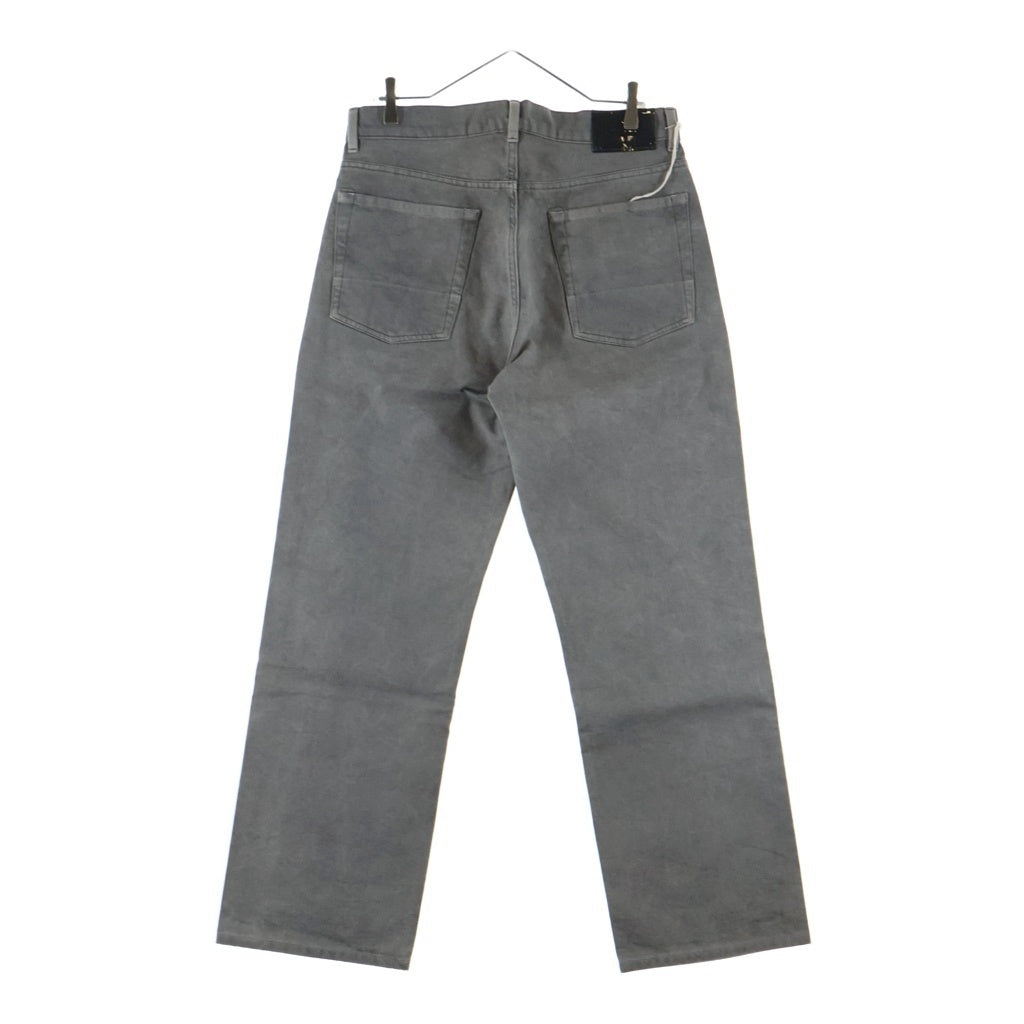 OUR LEGACY(アワーレガシー) 24SS THIRD CUT ヴィンテージ加工 サードカット ストレート デニムパンツ グレー M2245TAC