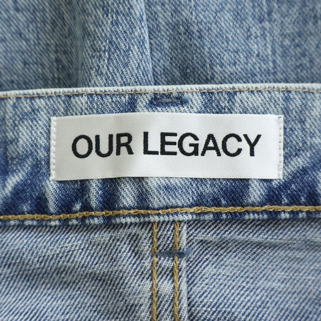 OUR LEGACY(アワーレガシー) 24AW FIRST CUT ファーストカット チョッパーウォッシュ 5ポケット ストレートデニムパンツ インディゴ M2245FH