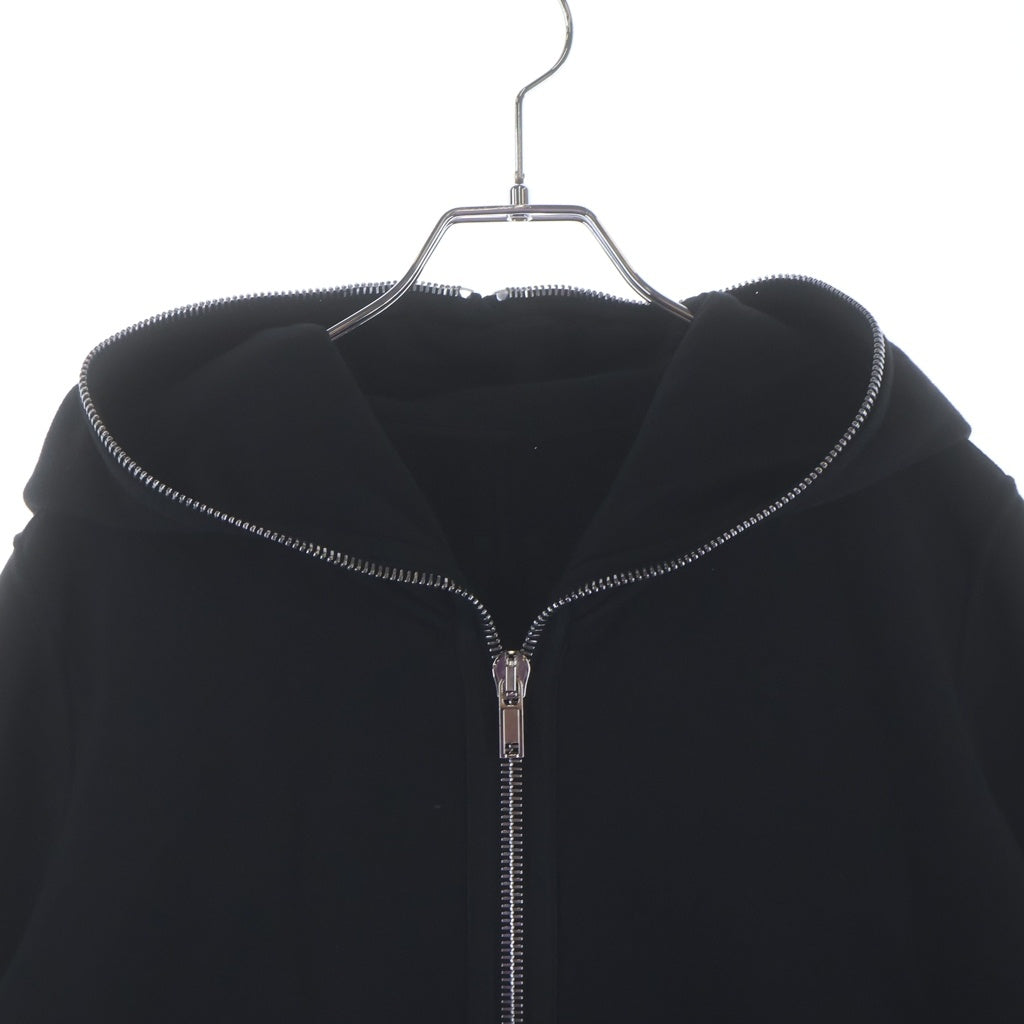 DRKSHDW(ダークシャドウ) 25SS GIMP ZIP SWEAT HOODIE ギンプ スウェット ジップアップパーカー フーディ ブラック DU01E3291-F