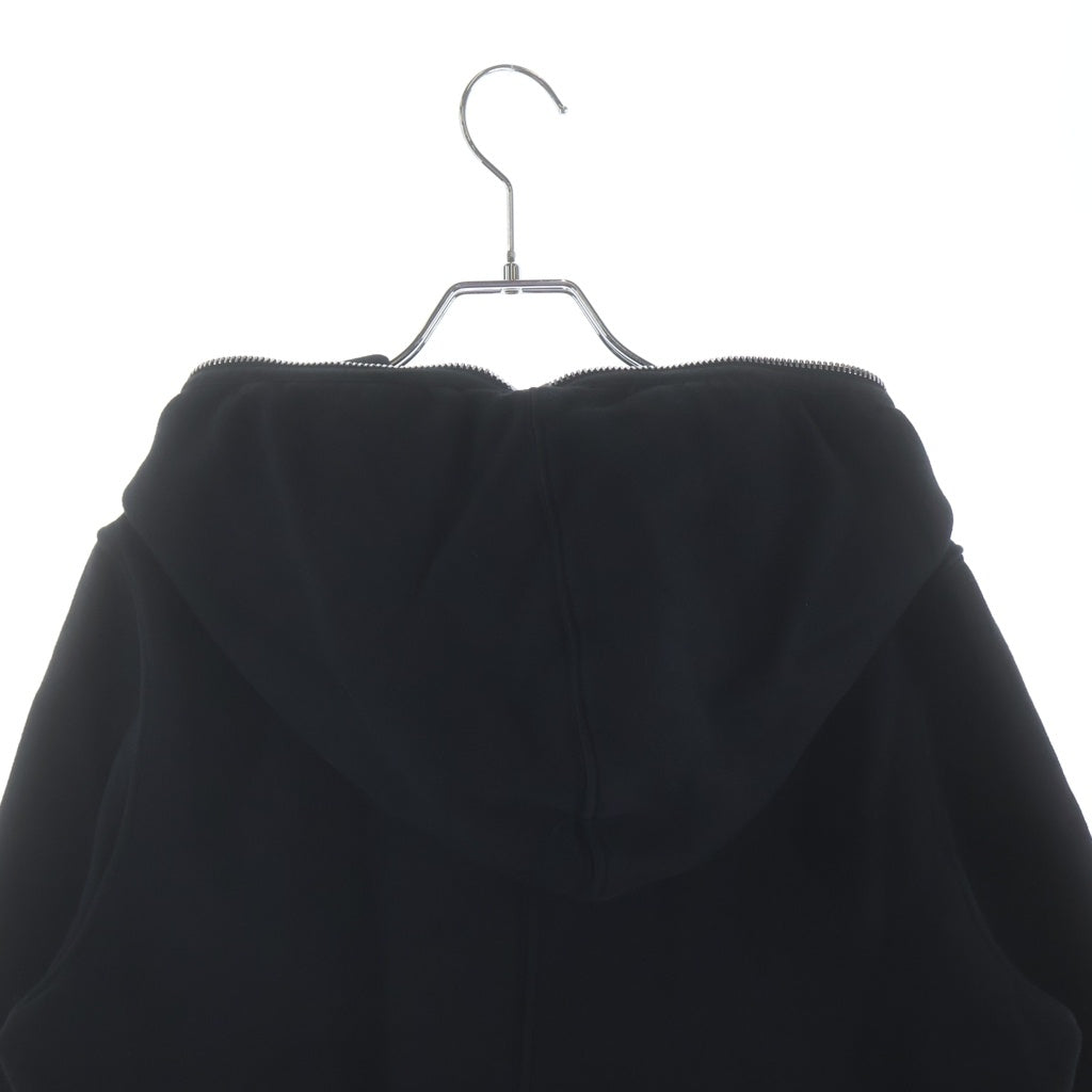 DRKSHDW(ダークシャドウ) 25SS GIMP ZIP SWEAT HOODIE ギンプ スウェット ジップアップパーカー フーディ ブラック DU01E3291-F