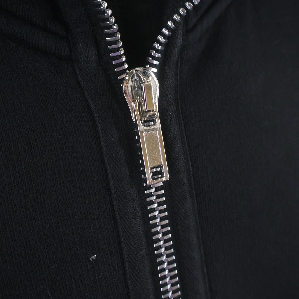 DRKSHDW(ダークシャドウ) 25SS GIMP ZIP SWEAT HOODIE ギンプ スウェット ジップアップパーカー フーディ ブラック DU01E3291-F