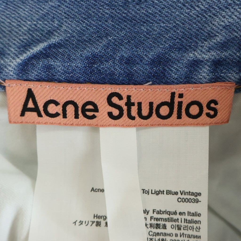 Acne Studios(アクネ ストゥディオズ) 1991 TOJ LIGHT BLUE VINTAGE 1991ルーズフィットジーンズ ワイドデニムパンツ インディゴ C00039