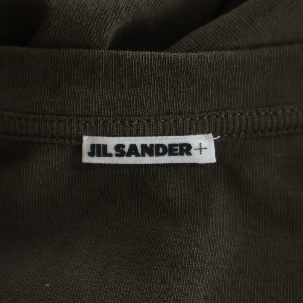 JIL SANDER +(ジルサンダープラス) 24SS KIT T-SHIRT LS 3ピース レイヤードデザイン コットンジャージー クルーネック 長袖Tシャツ タンクトップ カットソー J47FV0102 JTN356