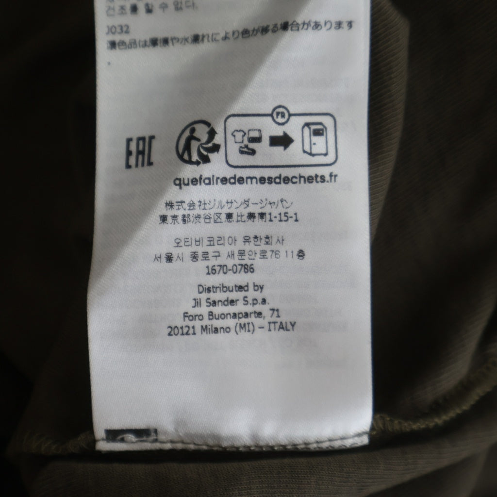 JIL SANDER +(ジルサンダープラス) 24SS KIT T-SHIRT LS 3ピース レイヤードデザイン コットンジャージー クルーネック 長袖Tシャツ タンクトップ カットソー J47FV0102 JTN356