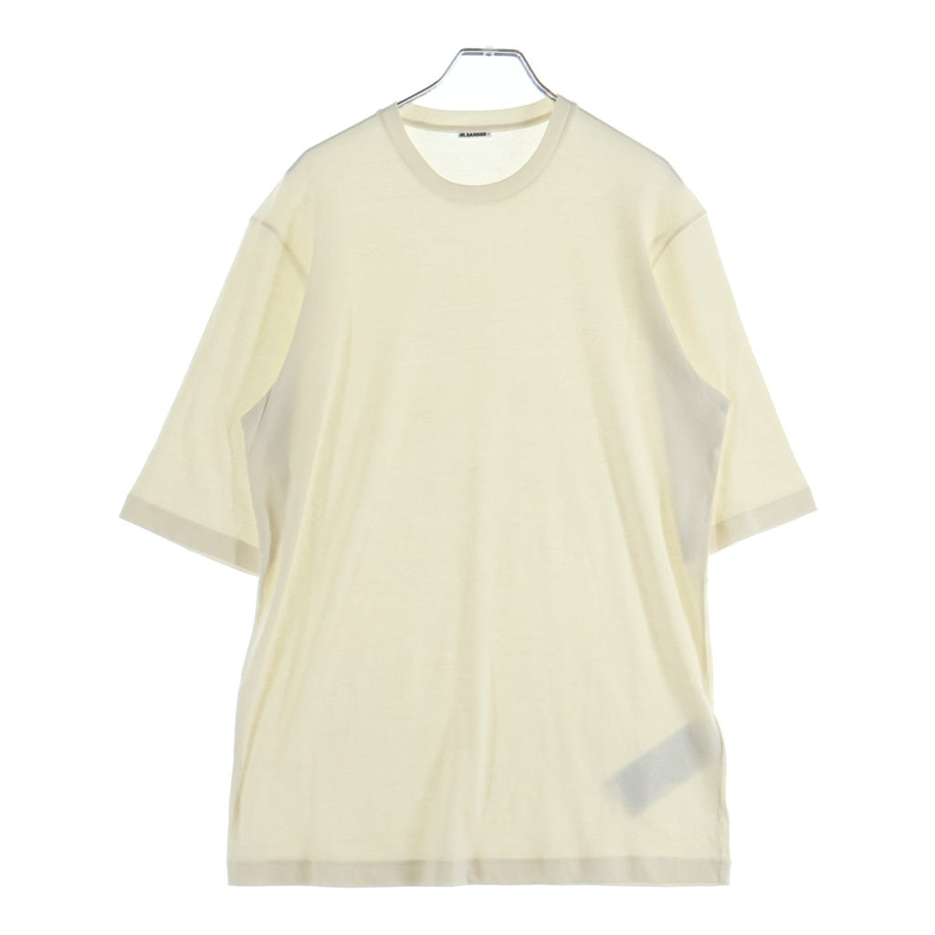 JIL SANDER +(ジルサンダープラス) 24SS KIT T-SHIRT SS 3ピース レイヤードデザイン コットンジャージー クルーネック 半袖Tシャツ タンクトップ カットソー J47FV0103 JTN357