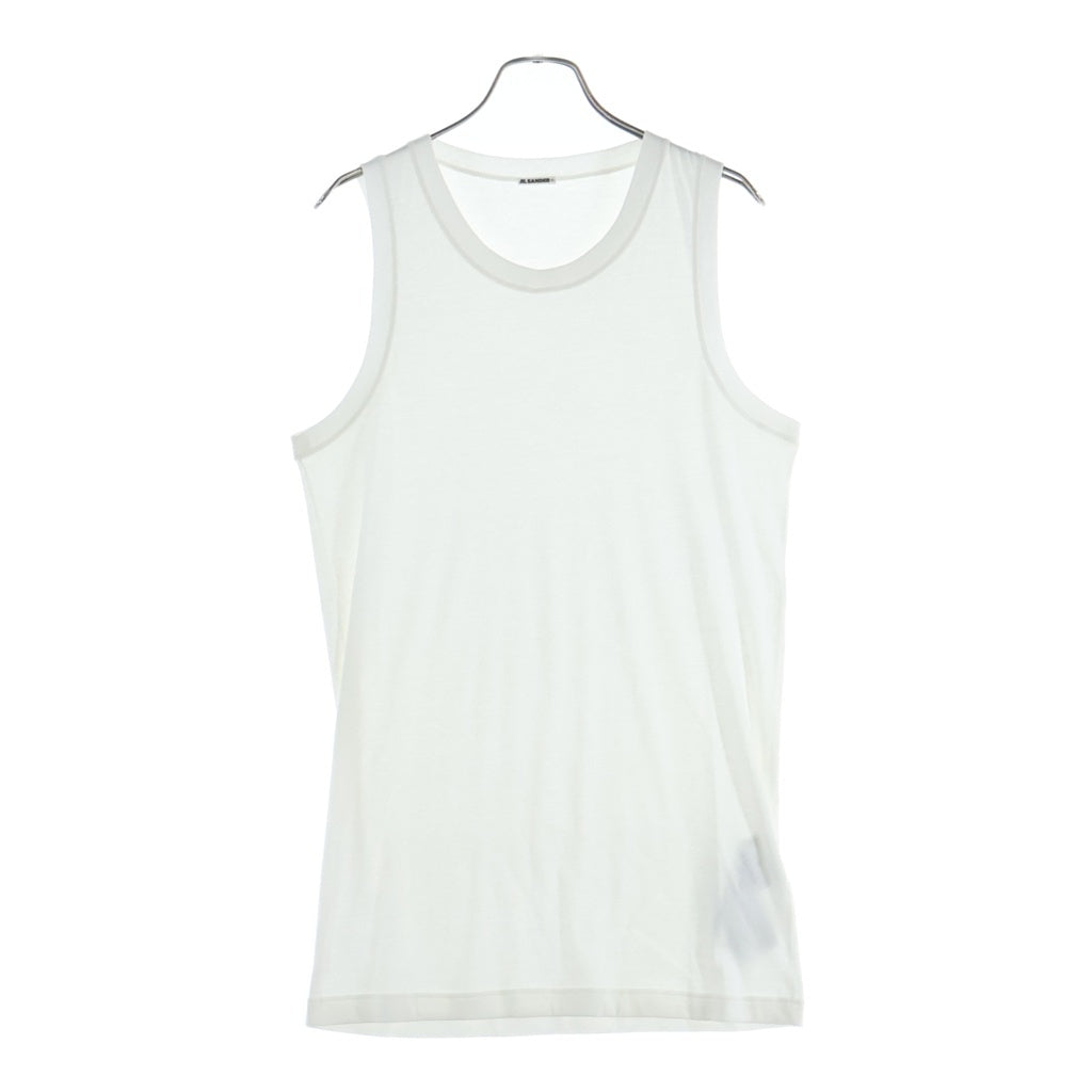 JIL SANDER +(ジルサンダープラス) 24SS KIT T-SHIRT SS 3ピース レイヤードデザイン コットンジャージー クルーネック 半袖Tシャツ タンクトップ カットソー J47FV0103 JTN357