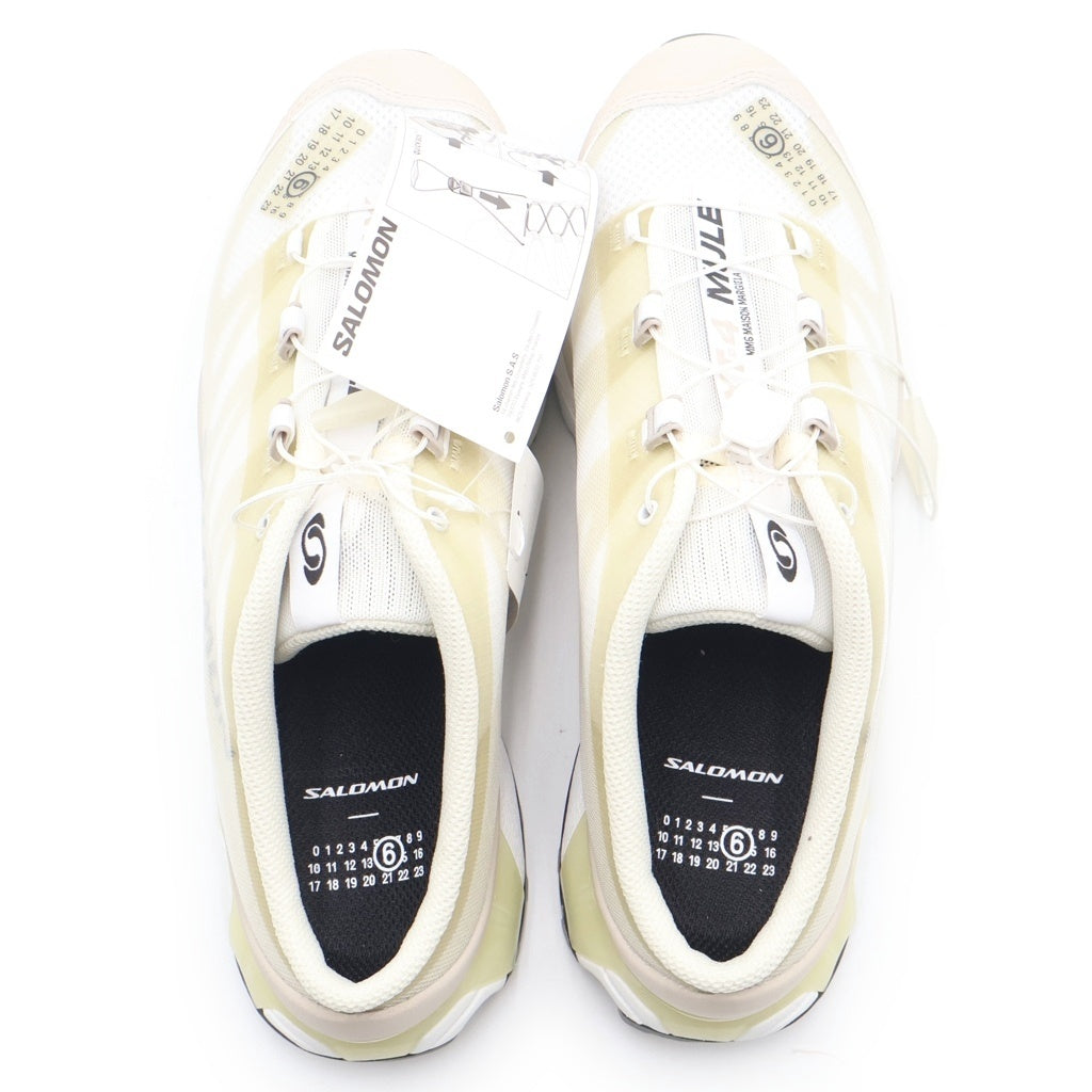 SALOMON(サロモン) ×MM6 Maison Margiela XT4 MULE 2 エムエムシックスメゾンマルジェラ XT4 ミュールローカットスニーカー ベージュ/ホワイト US9/27cm 478112