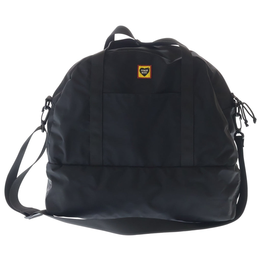HUMAN MADE(ヒューマンメイド) 24SS BOSTON BAG ロゴボストンバッグ ブラック HM27GD035