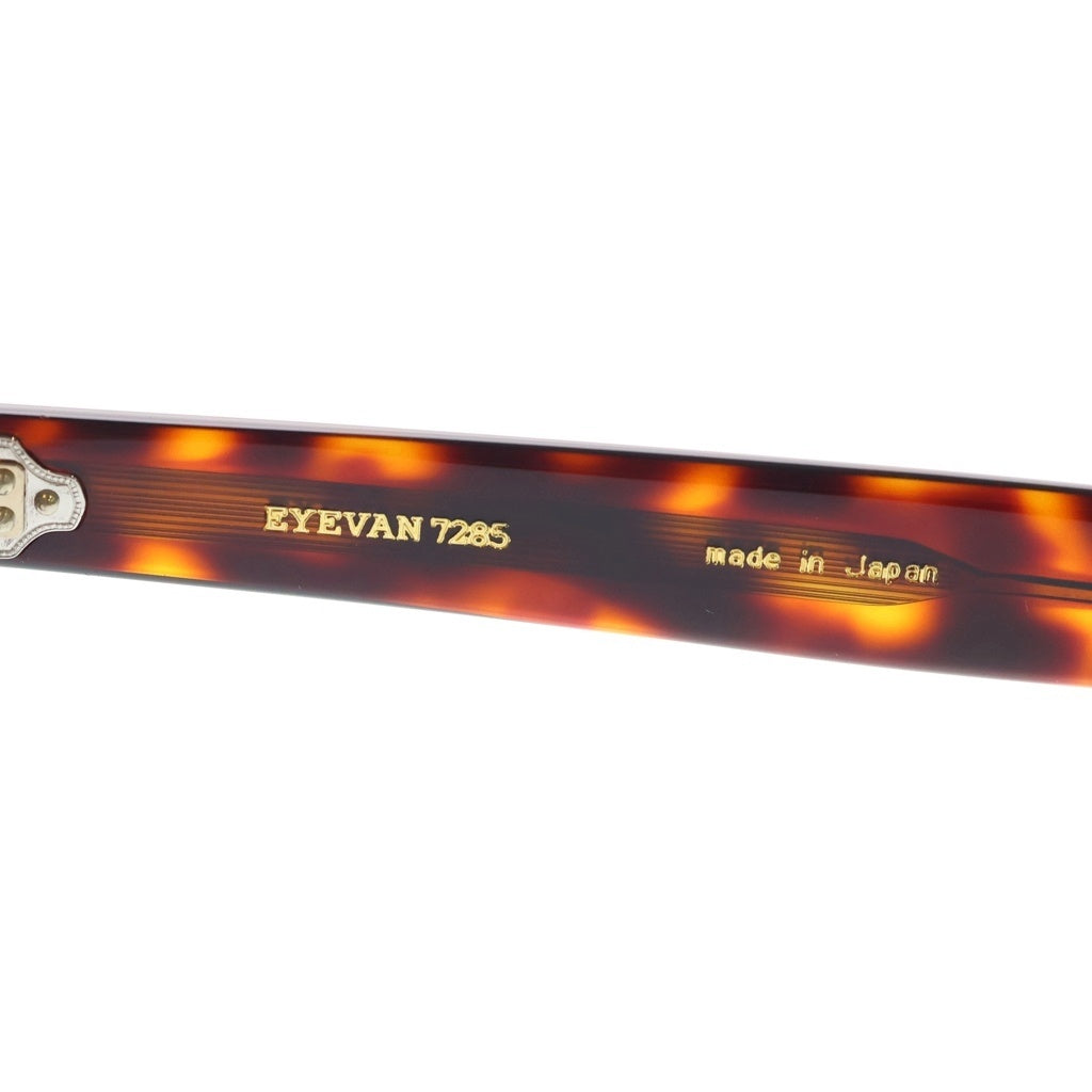 EYEVAN(アイヴァン) 7285 MODEL340 ウェリントンフレーム クリア サングラス メガネ ブラック/ブラウン