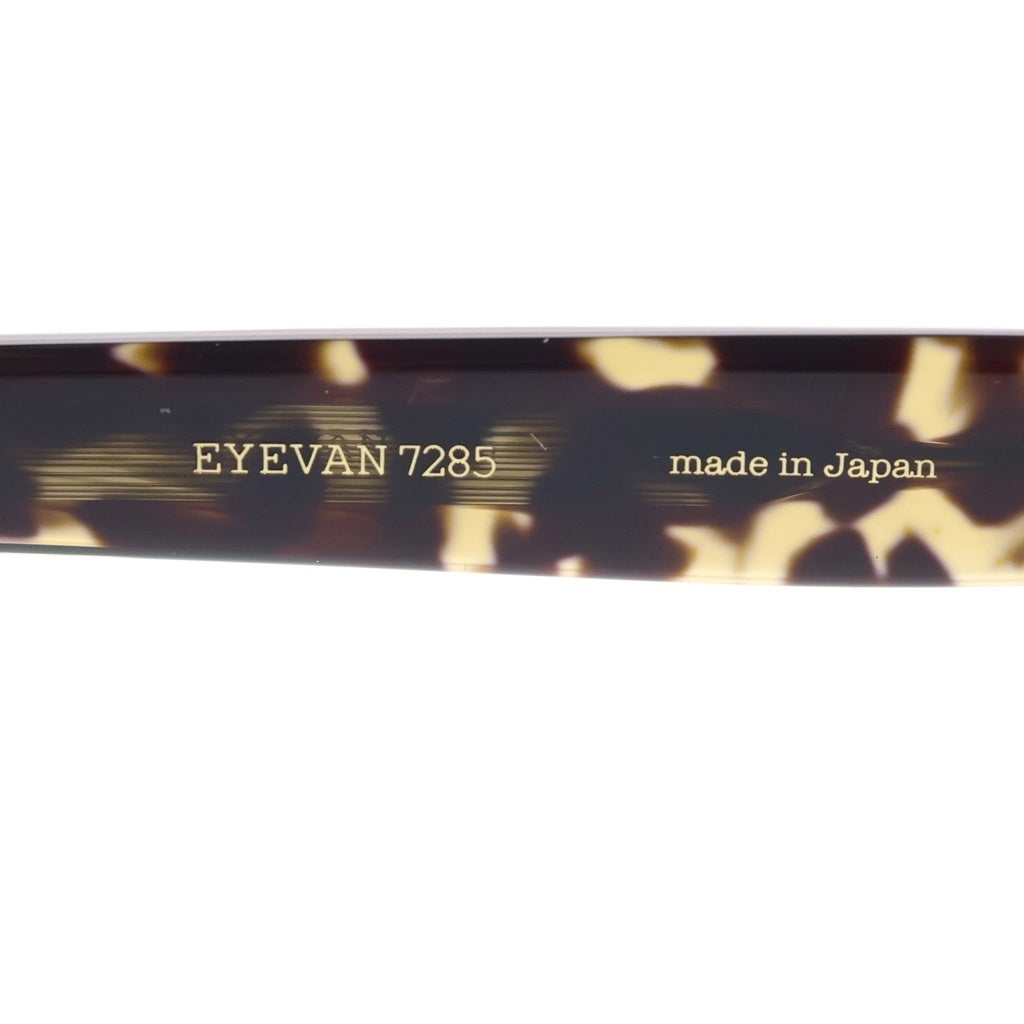 EYEVAN(アイヴァン) 7285 MODEL370 スクエアフレーム カラーレンズ サングラス メガネ ブラック