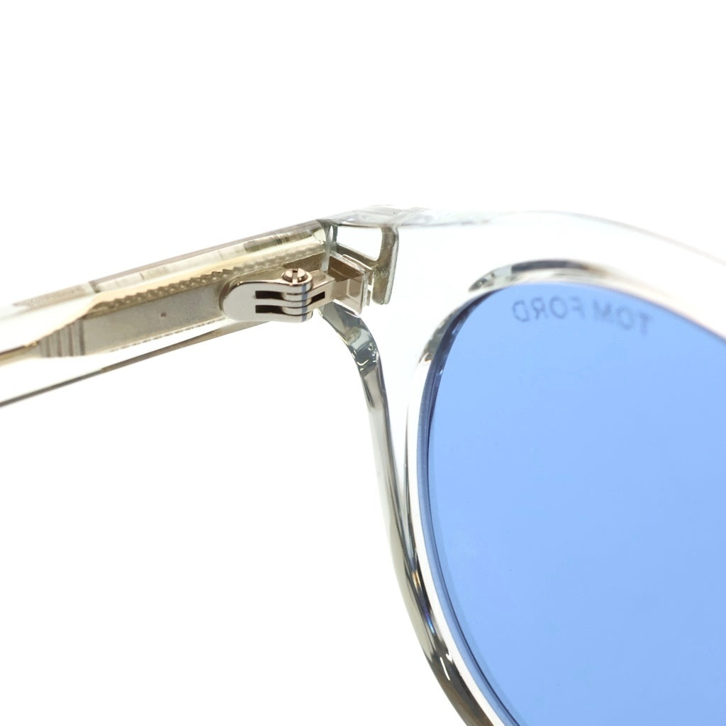 TOM FORD】 トムフォード クリアーブルー サングラス ゴールドロゴ TOM
