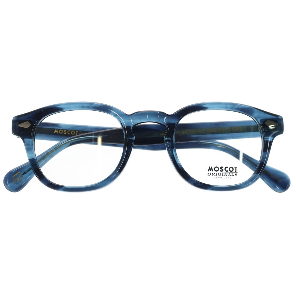 MOSCOT(モスコット) LEMTOSH レムトッシュ ウェリントンフレーム クリア サングラス メガネ ブルー