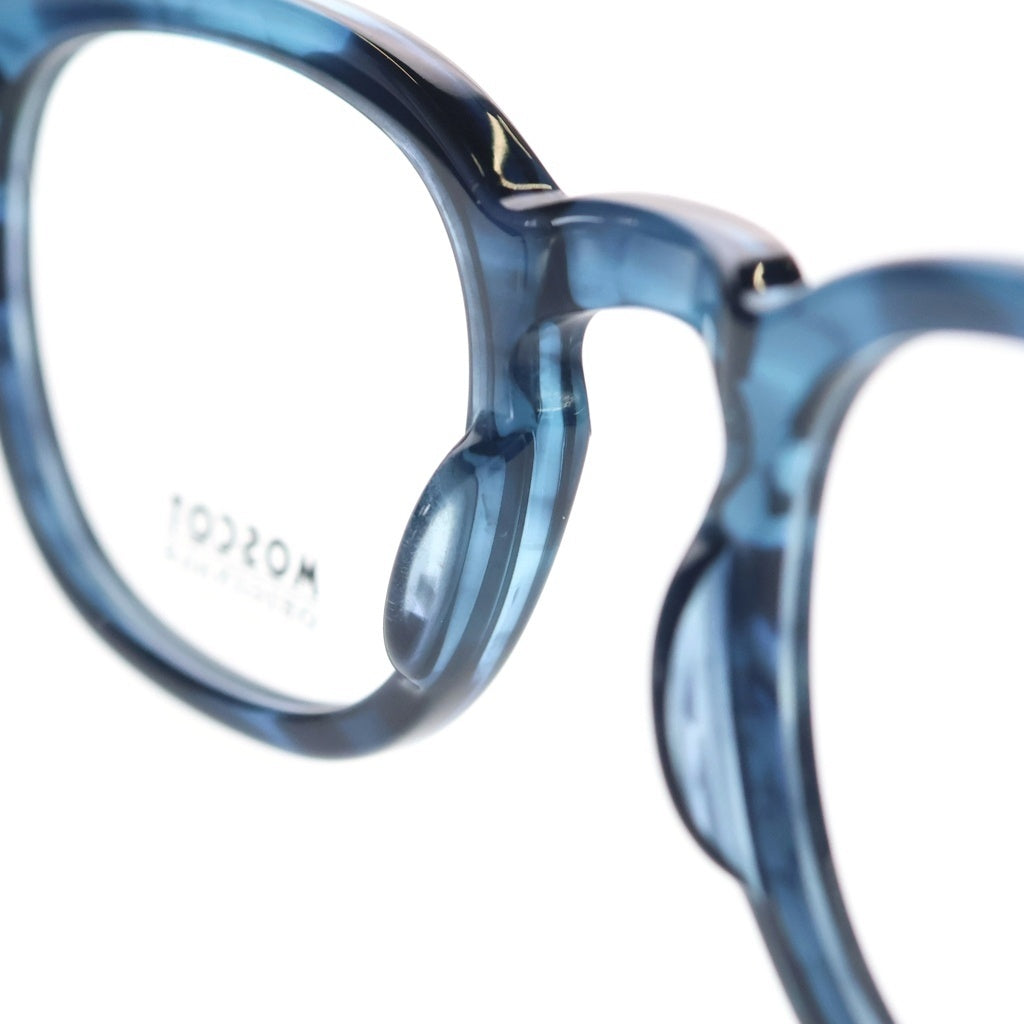 MOSCOT(モスコット) LEMTOSH レムトッシュ ウェリントンフレーム クリア サングラス メガネ ブルー