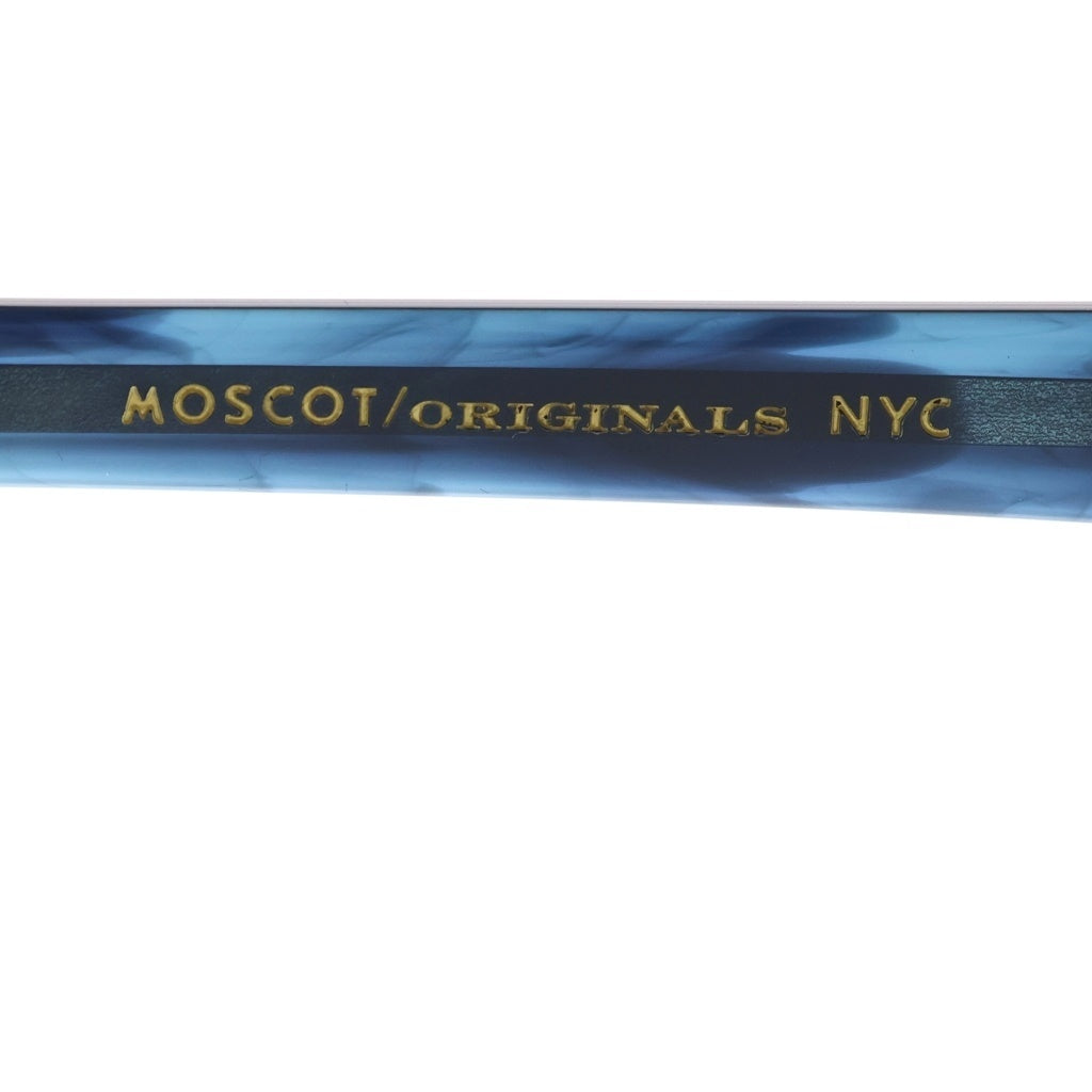 MOSCOT(モスコット) LEMTOSH レムトッシュ ウェリントンフレーム クリア サングラス メガネ ブルー