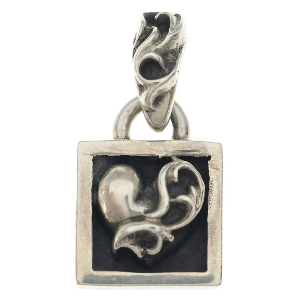 CHROME HEARTS(クロムハーツ) FRAMED HEART フレームドハート チャーム ペンダントトップ シルバー BCA273