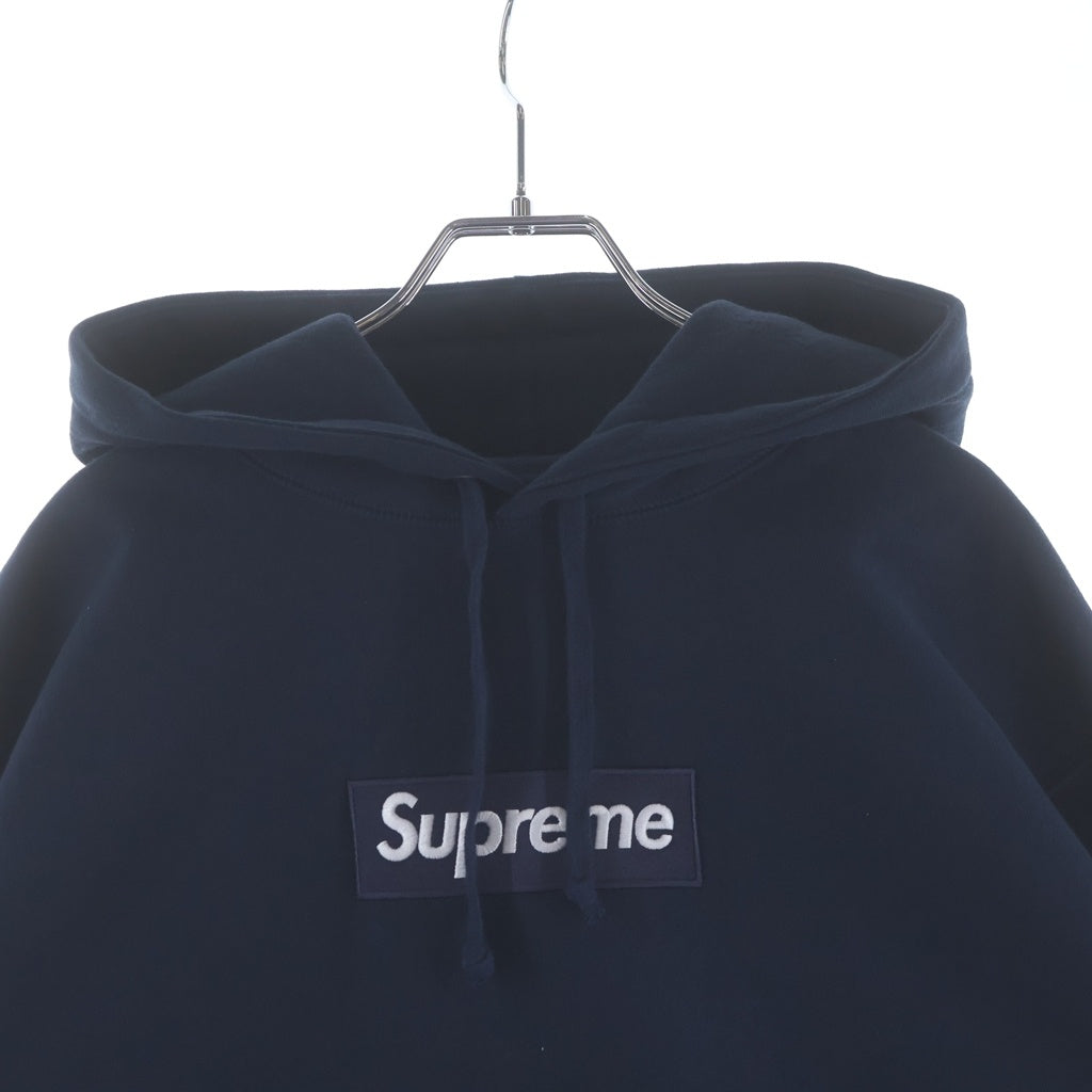 SUPREME(シュプリーム) 25AW Box Logo Hooded Sweatshirt ボックスロゴ プルオーバースウェットパーカー フーディー ネイビー