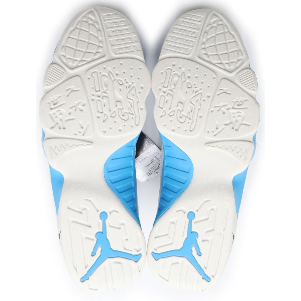 NIKE(ナイキ) AIR JORDAN 9 RETRO POWDER BLUE エアジョーダン 9 レトロ パウダー ハイカットスニーカー ホワイト/ブルー US12/30cm FQ8992-101