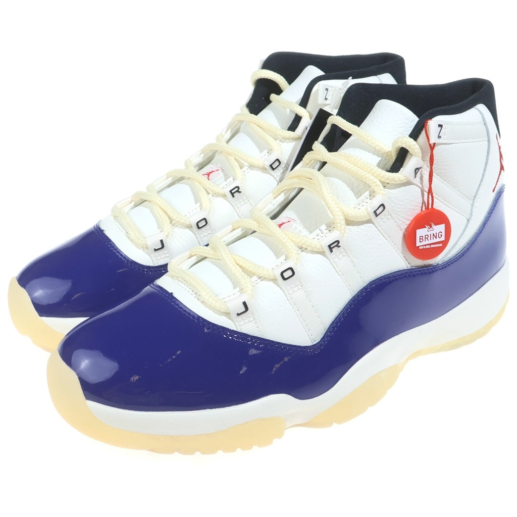 NIKE(ナイキ) AIR JORDAN 11 RETRO RARE AIR エアジョーダン 11 レトロ レアエア ミッドカットスニーカー ホワイト/ブルー US12/30cm IH0296-400