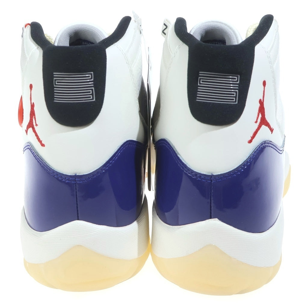 NIKE(ナイキ) AIR JORDAN 11 RETRO RARE AIR エアジョーダン 11 レトロ レアエア ミッドカットスニーカー ホワイト/ブルー US12/30cm IH0296-400