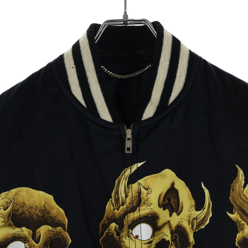 WACKO MARIA(ワコマリア) 21SS ×56 TATTOO STUDIO SKA JACKET 56タトゥースタジオ スカルプリント スカジャン ブルゾン ブラック 56TS-WM-BL01