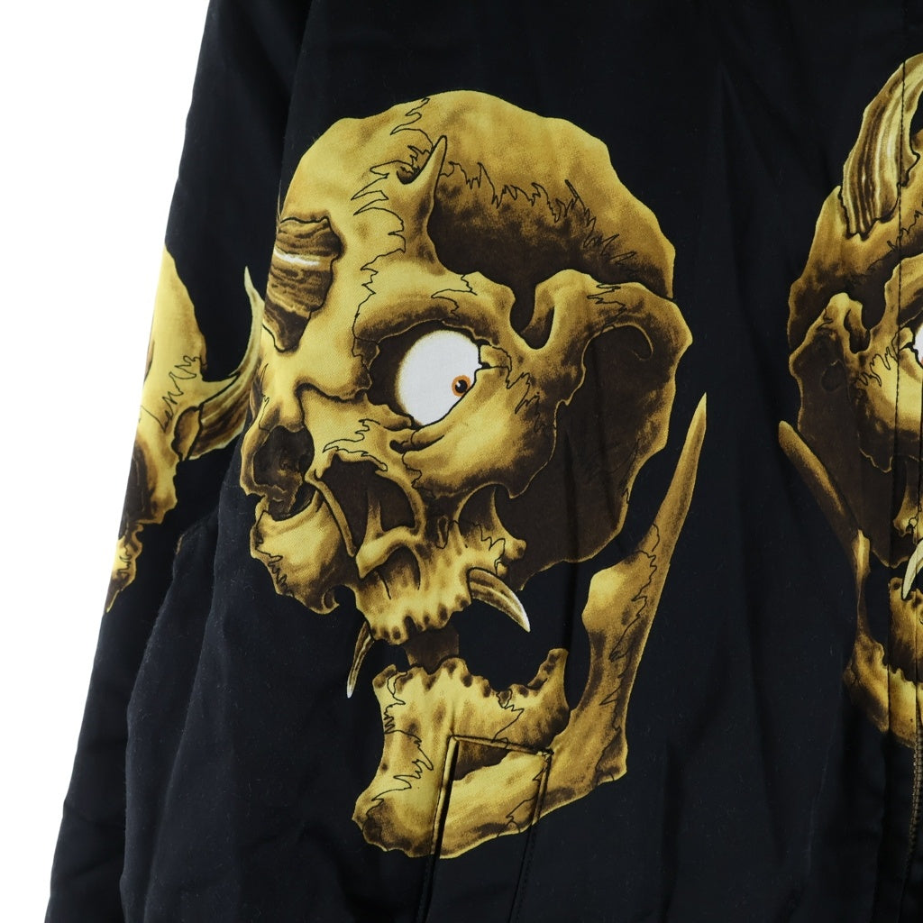 WACKO MARIA(ワコマリア) 21SS ×56 TATTOO STUDIO SKA JACKET 56タトゥースタジオ スカルプリント スカジャン ブルゾン ブラック 56TS-WM-BL01