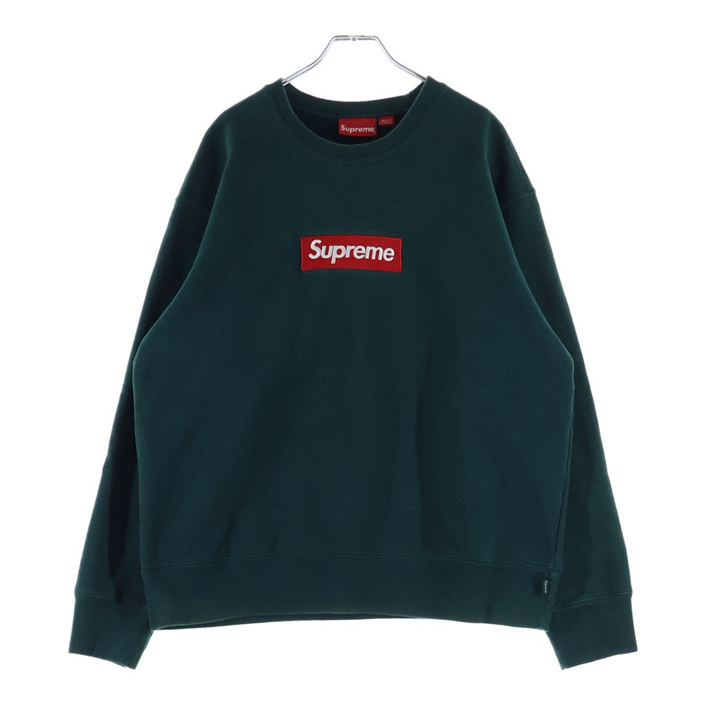 SUPREME(シュプリーム) 22AW Box Logo Crewneck ボックスロゴ クルーネック スウェット トレーナー グリーン
