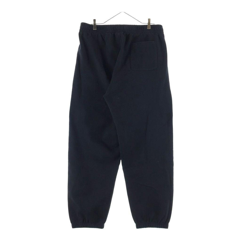SUPREME(シュプリーム) 24AW Satin Applique Sweatpant サテン ロゴアップリケ スウェットパンツ ブラック