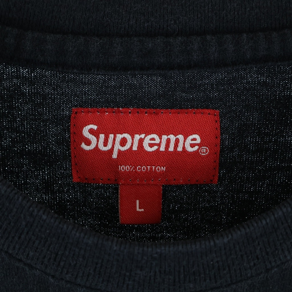 SUPREME(シュプリーム) 22AW Small Box Logo L/S Tee スモールボックスロゴ クルーネック 長袖Tシャツ カットソー ブラック