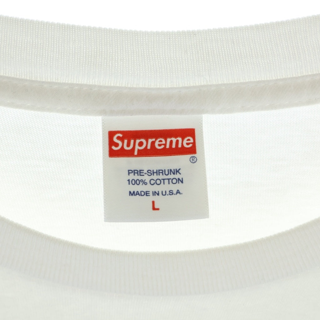 SUPREME(シュプリーム) 20AW Box Logo L/S Tee ボックスロゴ クルーネック 長袖Tシャツ カットソー ホワイト
