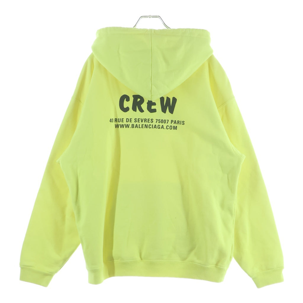 balenciaga パーカー　20aw BALENCIAGA(バレンシアガ) 20AW CREW HOODIE ロゴプリント プル