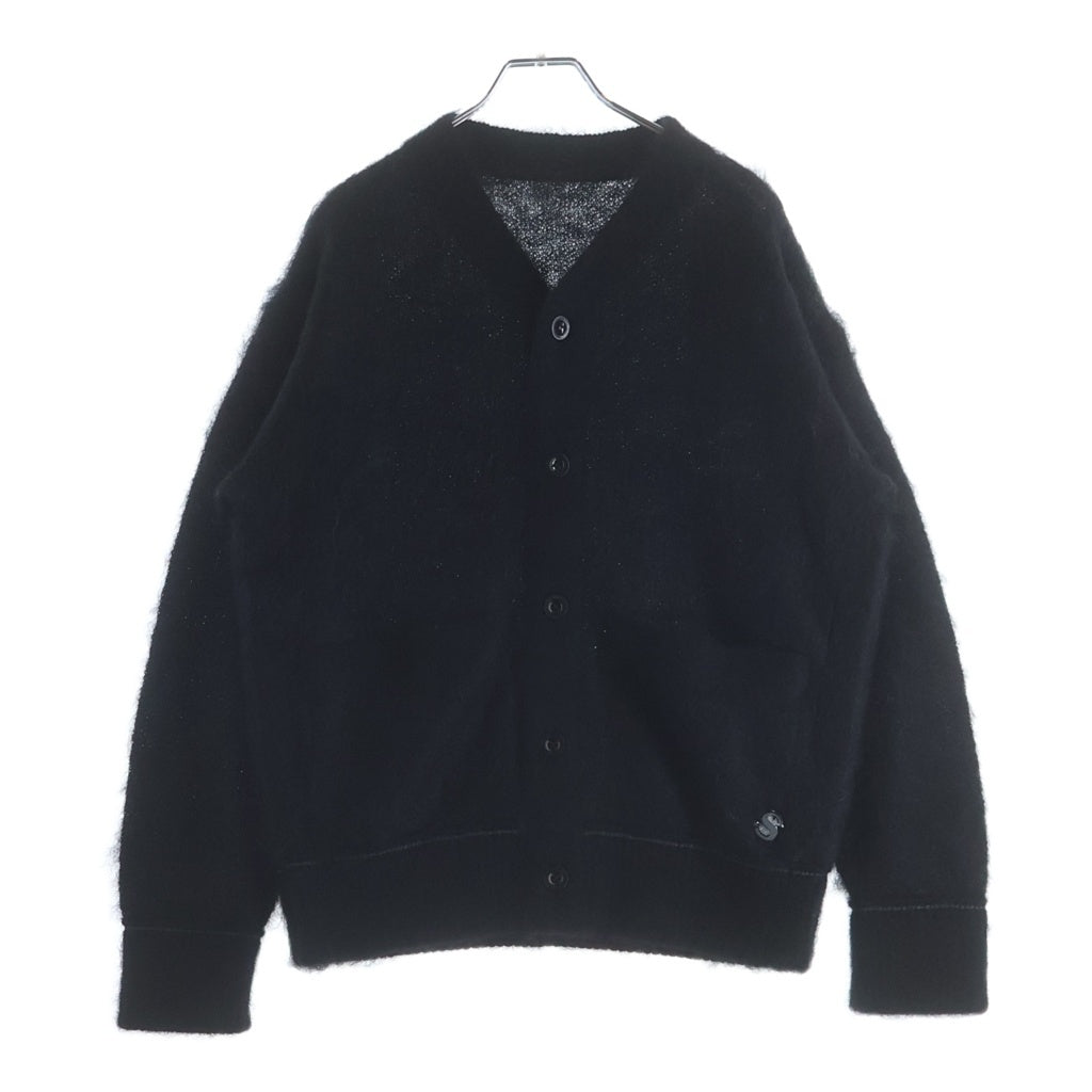Sacai(サカイ) MOHAIR KNIT CARDIGAN ウール混 モヘア ニットカーディガン ブラック SCM-066