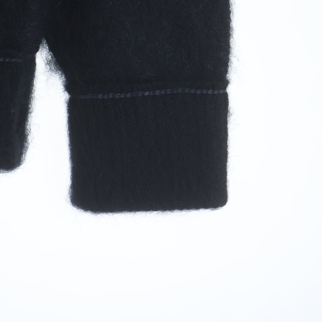 Sacai(サカイ) MOHAIR KNIT CARDIGAN ウール混 モヘア ニットカーディガン ブラック SCM-066