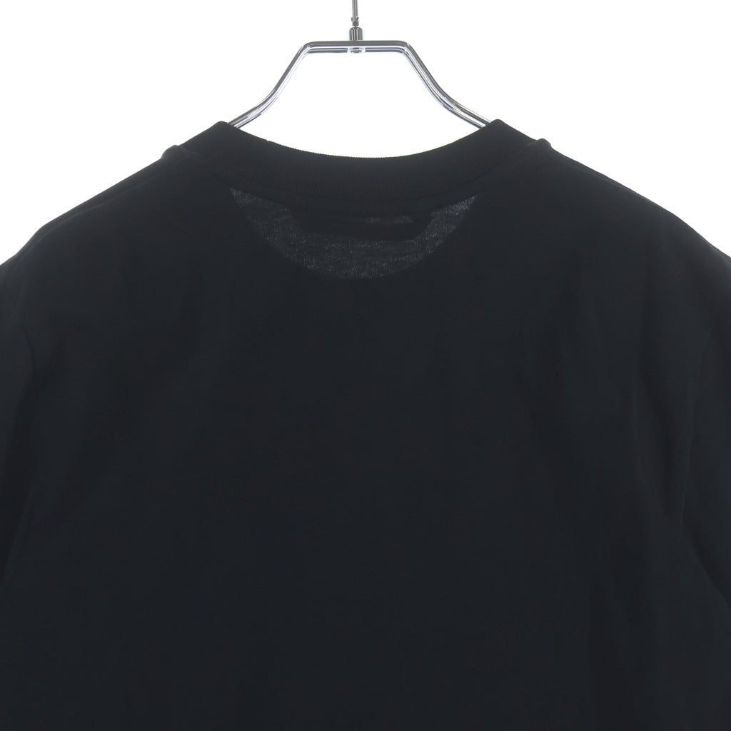 MONCLER(モンクレール) 23AW T-SHIRT SS ロゴプリント クルーネック半袖Tシャツ カットソー ブラック I20918C00013