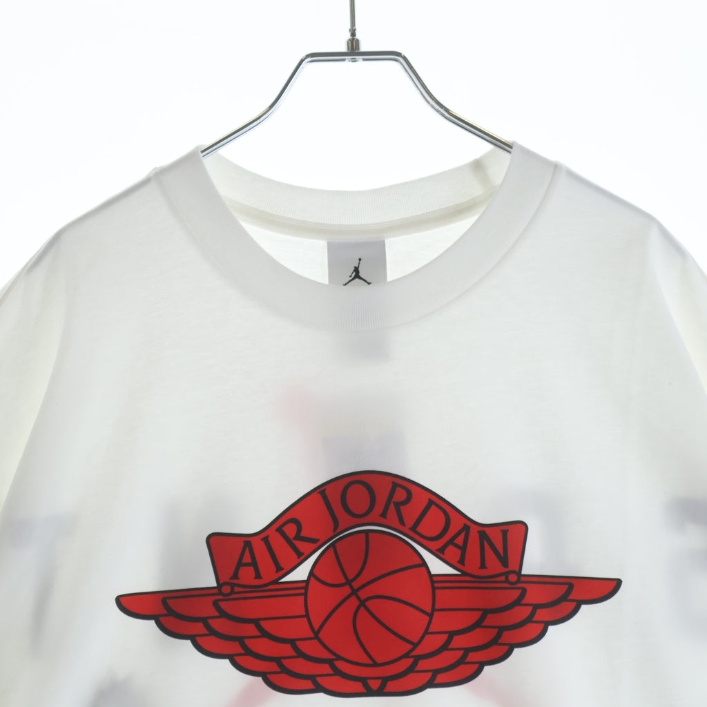NIKE(ナイキ) 26SS ×SAINT MICHAEL M J SM SS TEE セントマイケル 両面ロゴTシャツ 半袖クルーネックカットソー ホワイト SM-MK8-0000-J07 FV4716-100
