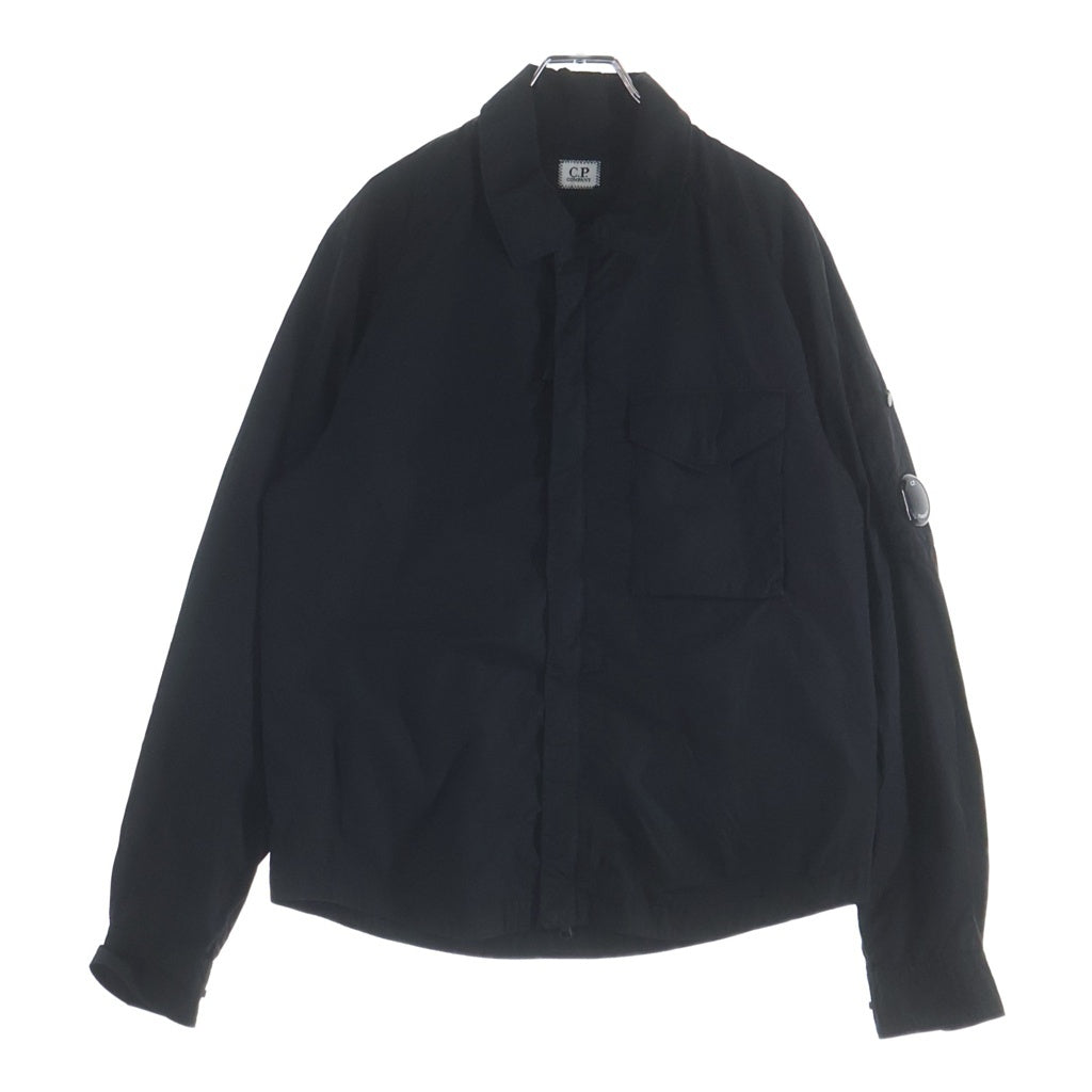C.P. Company(シーピーカンパニー) CHROME-R FULL ZIP OVERSHIRT クロム フルジップ オーバー ナイロンシャツジャケット ブラック 19CMOS089A 005904G