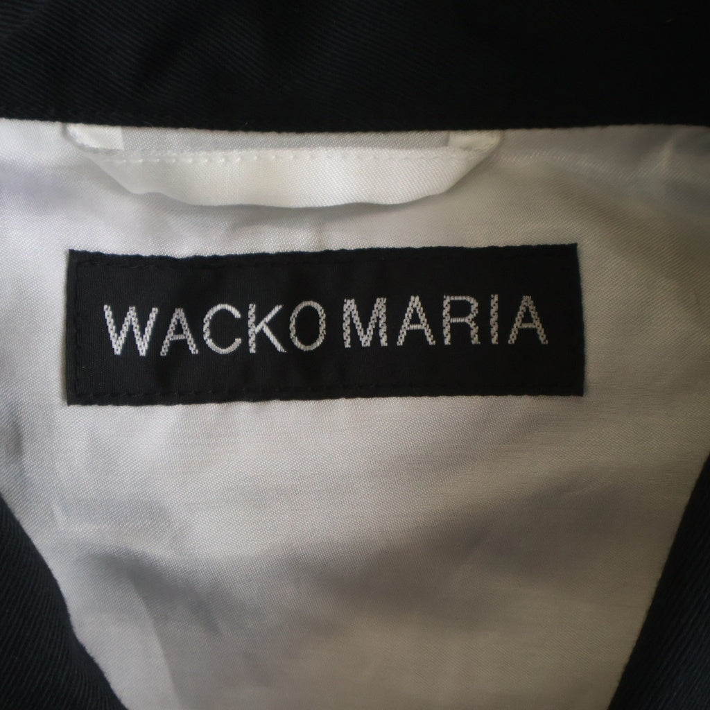 WACKO MARIA(ワコマリア) 25AW ×TIM LEHI VIETNAM JACKET ティムリーハイ 刺繍デザイン ベトナムジャケット ベトジャン ジップアップブルゾン ブラック 25FW-WMO-ML08