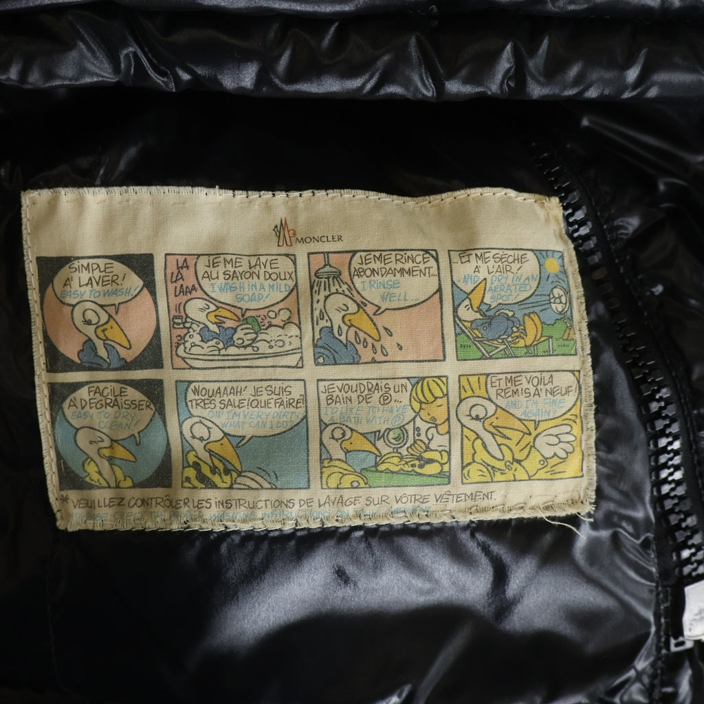 MONCLER(モンクレール) EVER エヴァー ロゴワッペン ナイロン ダウンジャケット ブラック 41301