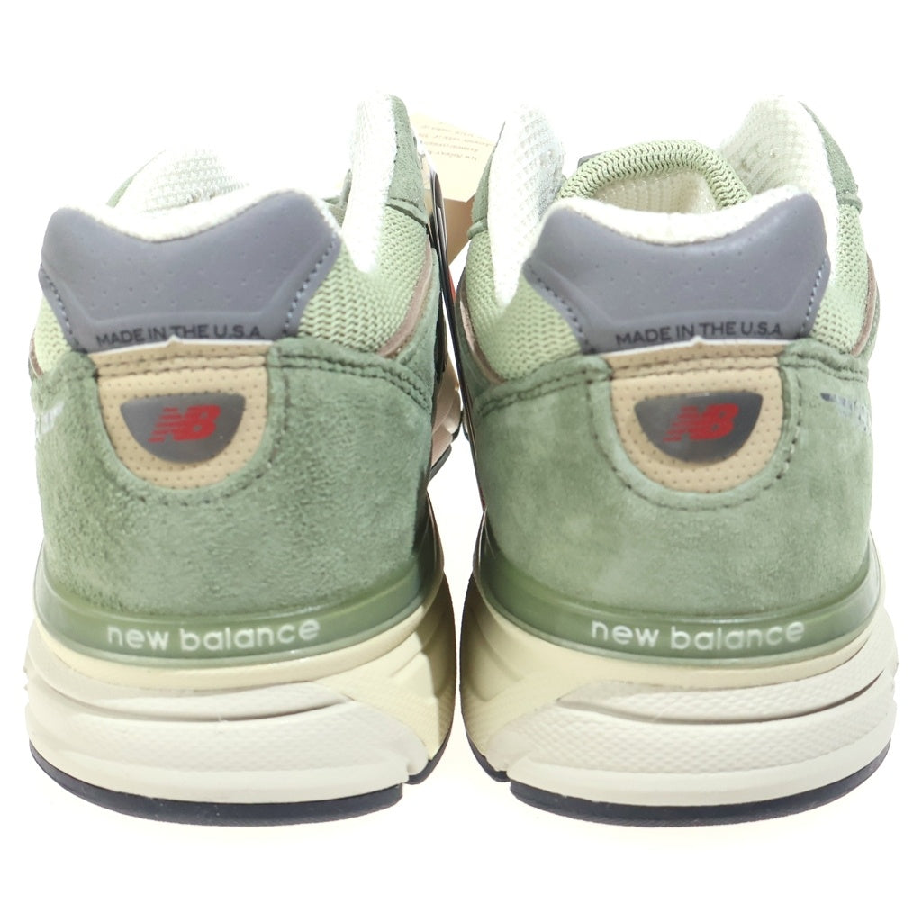 New Balance(ニューバランス) U990GT4 990V4 スウェード ローカットスニーカー グリーン US9.5/27.5cm