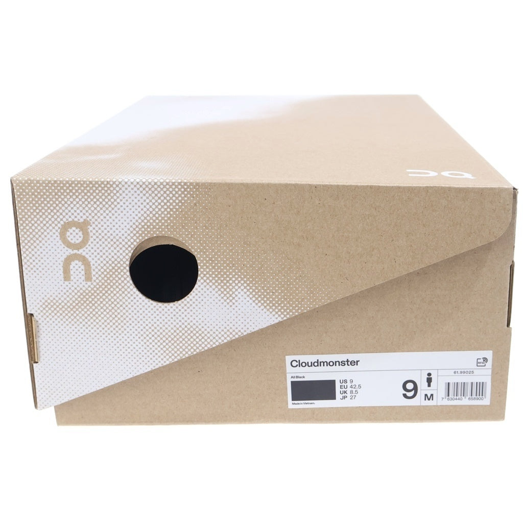 On(オン) CLOUDMONSTER クラウドモンスター ローカットスニーカー ブラック US9/27cm 61.99025