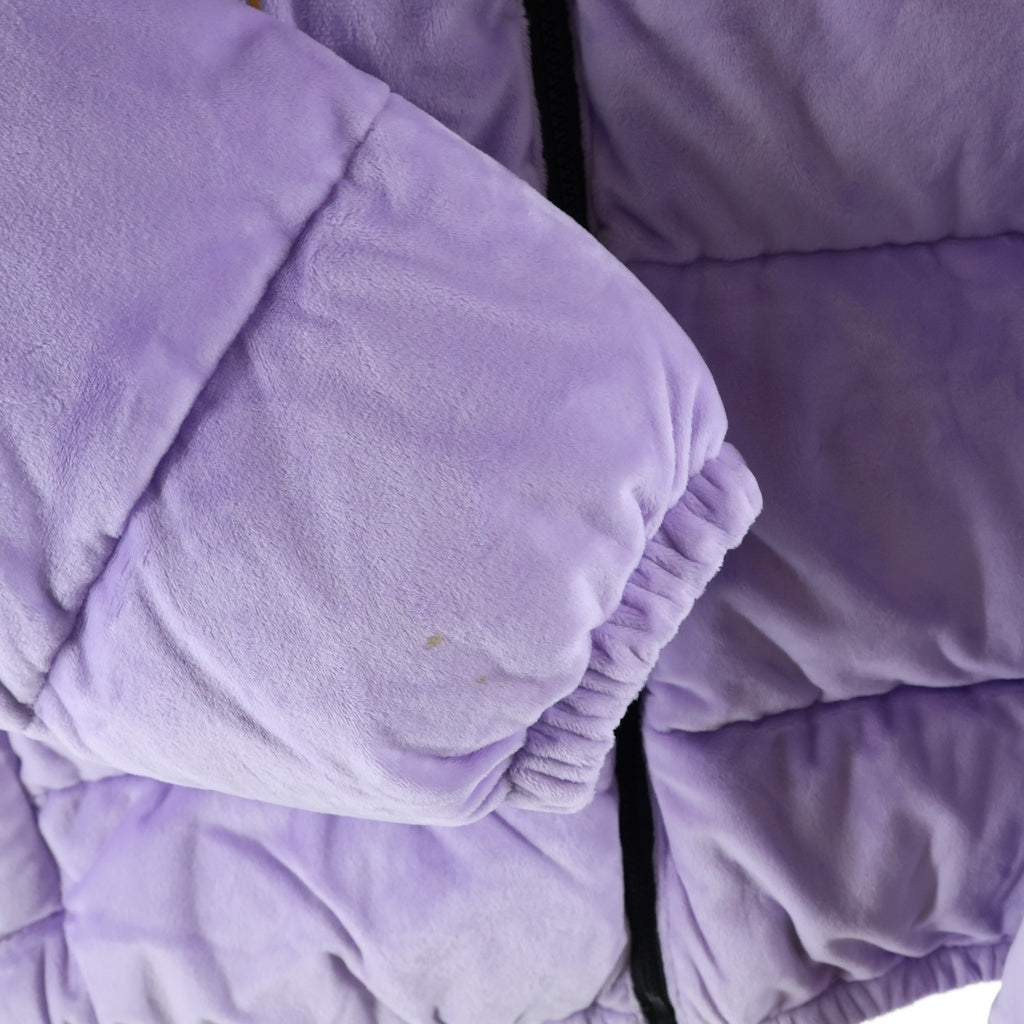 drew house(ドリューハウス) 22AW Plush Hooded Puffer Jacket Lavender プラッシュ ラベンダー フーデッドパファージャケット パープル