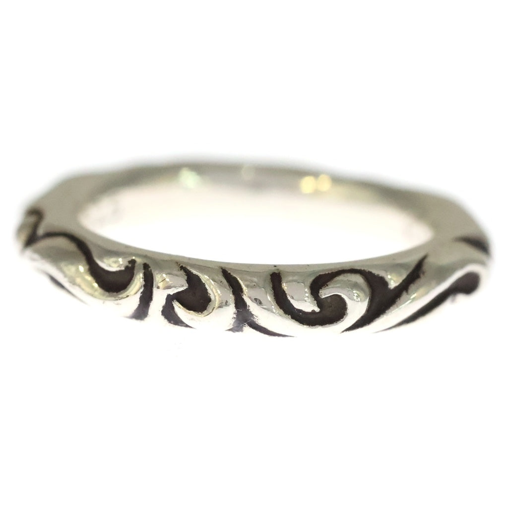 CHROME HEARTS(クロムハーツ) SCRL BAND スクロールバンド リング シルバー BCA351