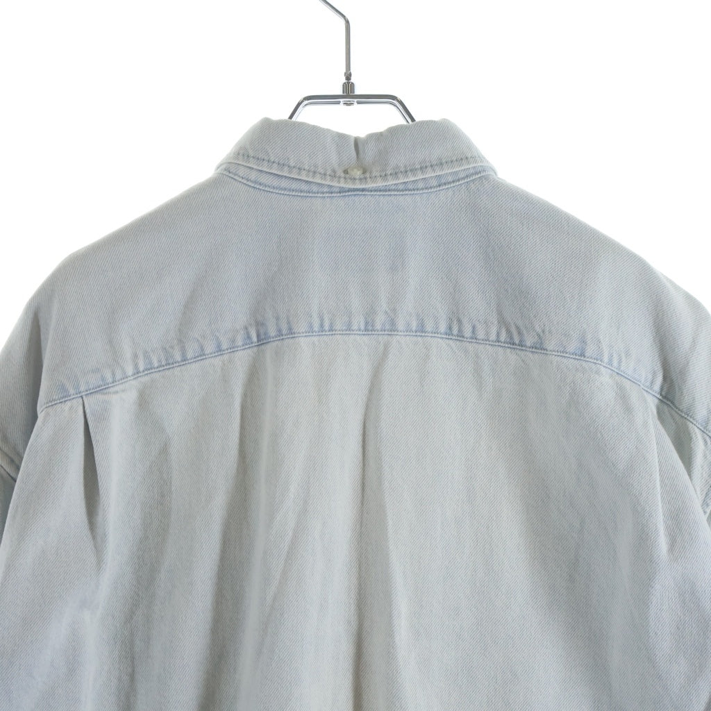 SUPREME(シュプリーム) 24SS Small Box Shirt スモールボックスロゴ 長袖デニムシャツ ライトインディゴ