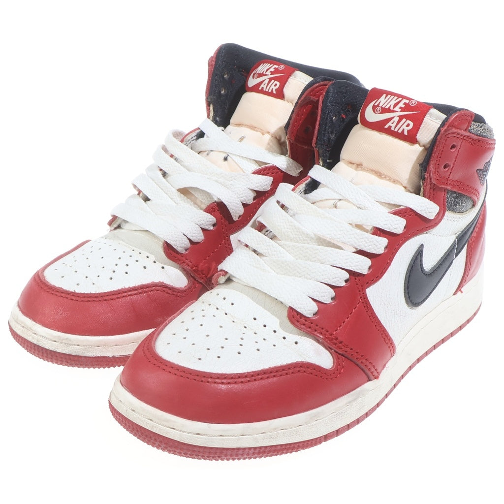 NIKE(ナイキ) AIR JORDAN 1 HIGH OG LOST & FOUND CHICAGO エア ジョーダン ロストアンドファウンド シカゴ ハイカットスニーカー レディース US4.5Y/23.5cm FD1437-612