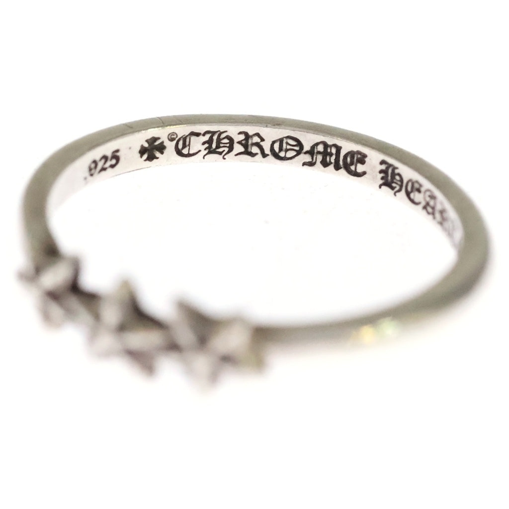 CHROME HEARTS(クロムハーツ) BUBBLEGUM 3STAR バブルガム3スター リング シルバー BCA411 レディース