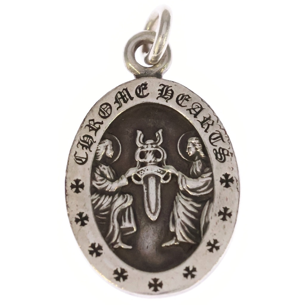CHROME HEARTS(クロムハーツ) ANGEL MEDAL OVAL オーバルエンジェルメダル ペンダントトップ シルバー BCA207