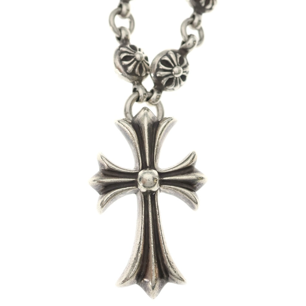 CHROME HEARTS(クロムハーツ) #1 CRSBL CHN SML CH CRS クロスボールチェーン スモールCHクロス ネックレス シルバー BCA193