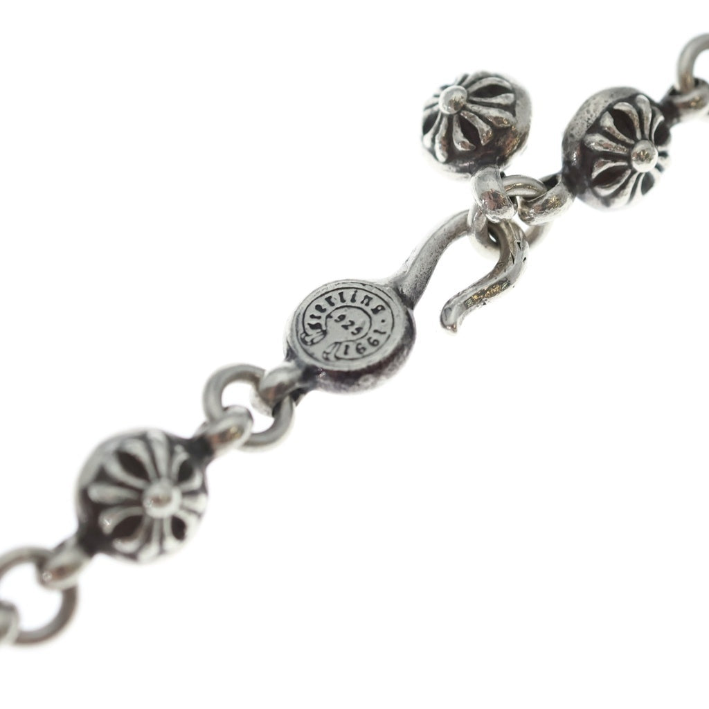 CHROME HEARTS(クロムハーツ) #1 CRSBL CHN SML CH CRS クロスボールチェーン スモールCHクロス ネックレス シルバー BCA193