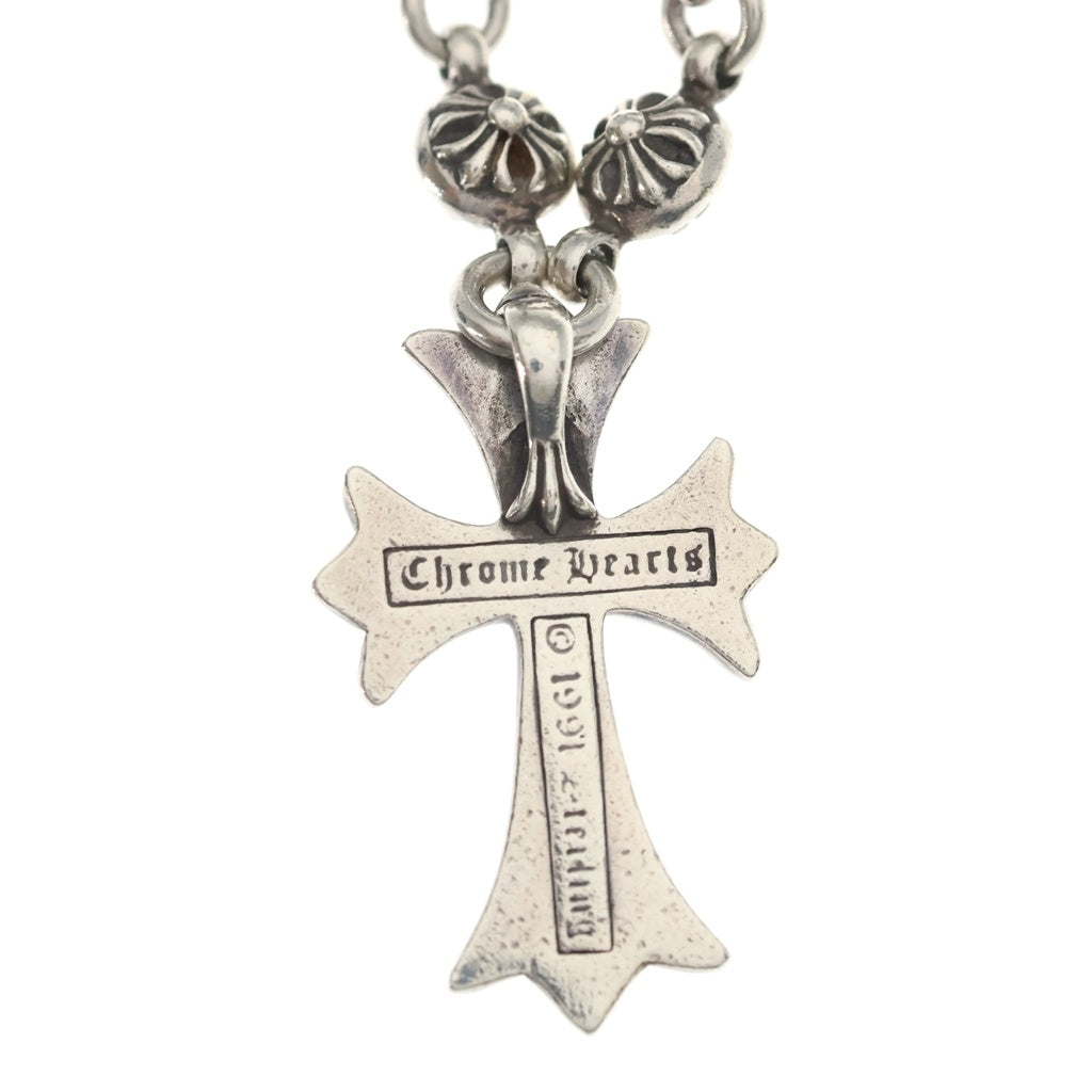 CHROME HEARTS(クロムハーツ) #1 CRSBL CHN SML CH CRS クロスボールチェーン スモールCHクロス ネックレス シルバー BCA193