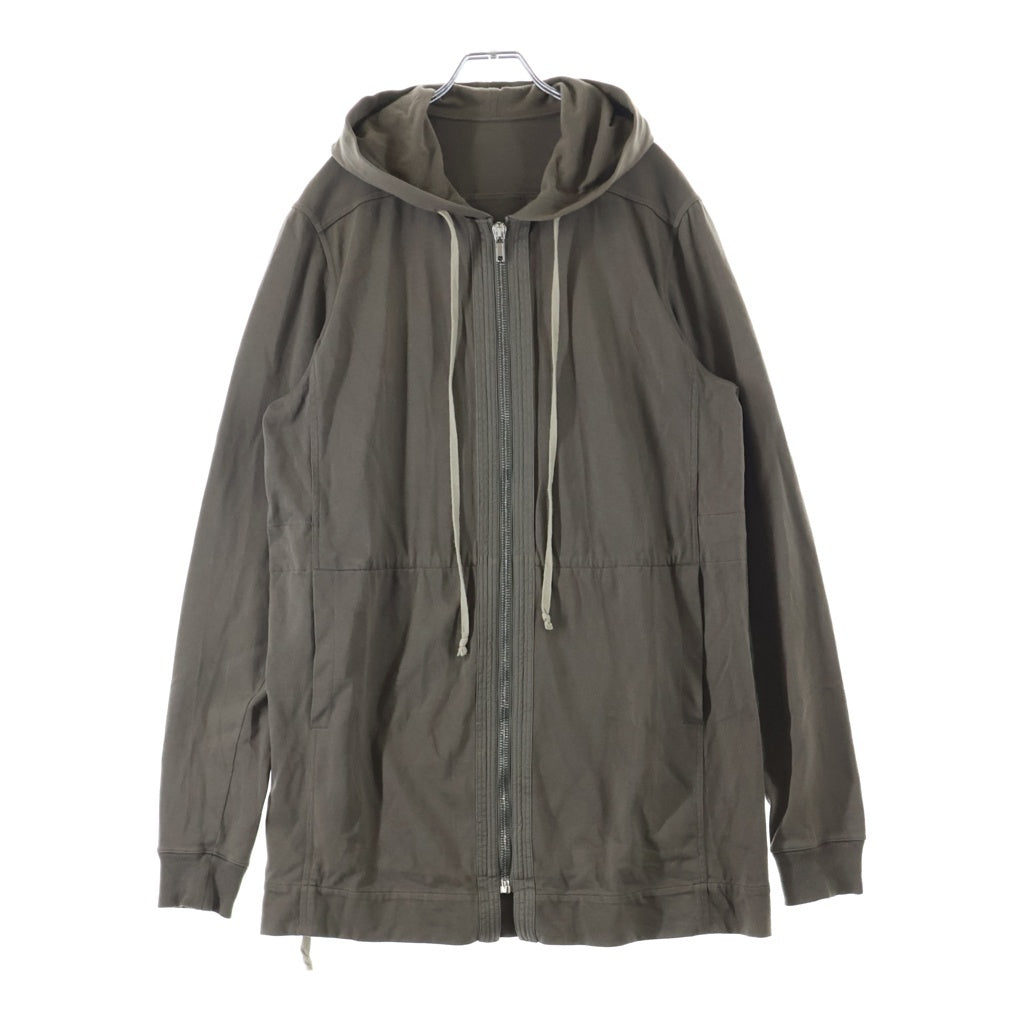 Rick Owens(リックオウエンス) 20SS LONG ZIP HOODIE ロングジップフーディー パーカー カーキ